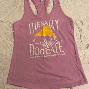 Pink Salty Dog Tank Top
